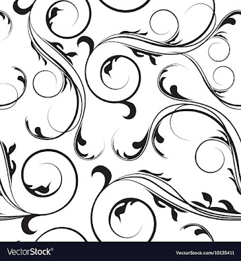 Seamless floral background vector image