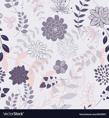 Seamless floral background vector image