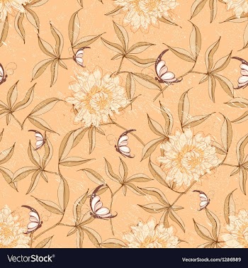 Seamless floral background vector image