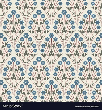  					Seamless floral background vector image														