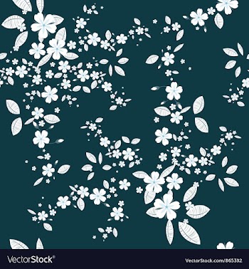 Seamless floral background vector image