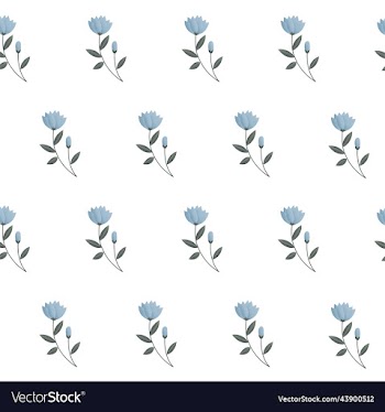 seamless floral background with bouquets of small