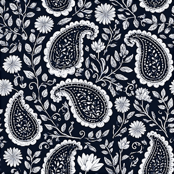 Seamless Floral Paisley Pattern