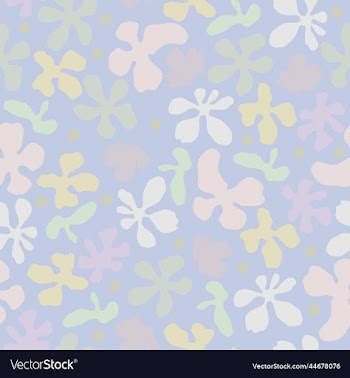 seamless floral pastel pattern