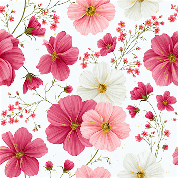 Seamless Floral Pattern for Wallpaper
