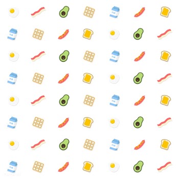 Seamless food pattern vector | Free stock vector - 43981