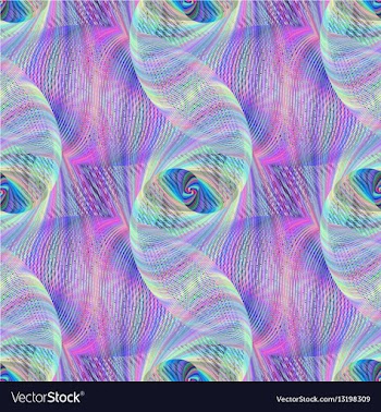 Seamless fractal pattern background vector image