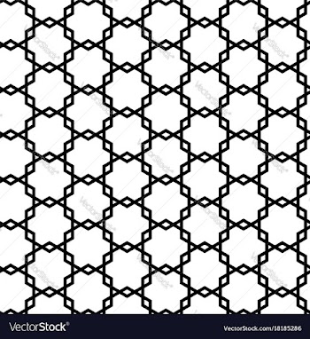 Seamless geometric abstract pattern vector image