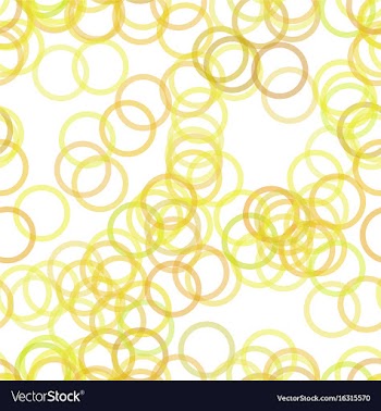 Seamless geometric circle pattern background vector image