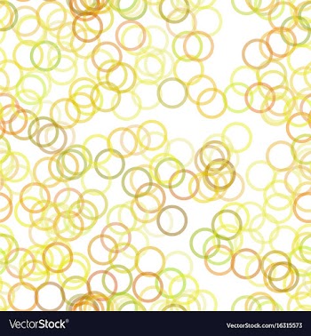 Seamless geometric circle pattern background vector image