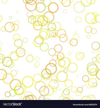 Seamless geometric circle pattern background vector image