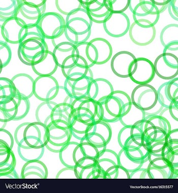 Seamless geometric circle pattern background vector image