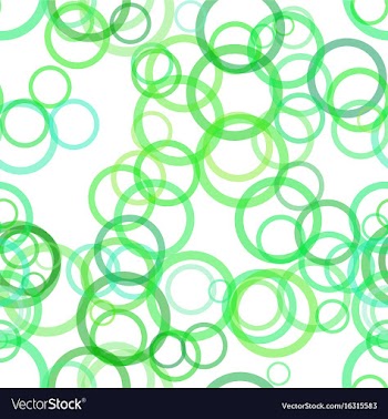 Seamless geometric circle pattern background vector image