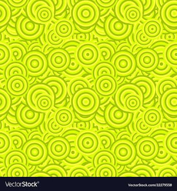 Seamless geometric circle pattern design vector image