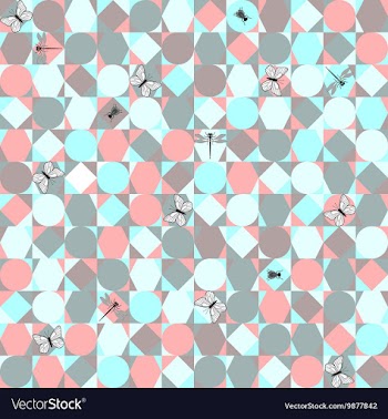 Seamless geometric color pattern vector image