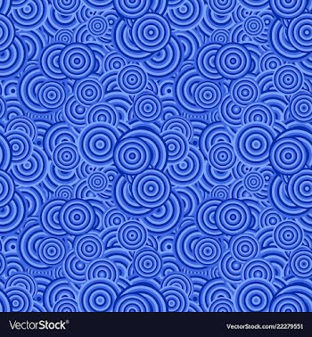 Seamless geometric concentric ring pattern vector image