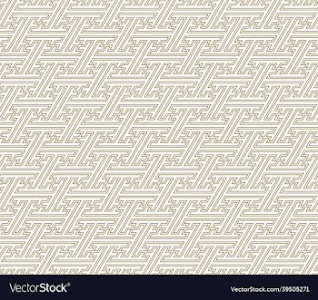 seamless geometric ornament golden color thin