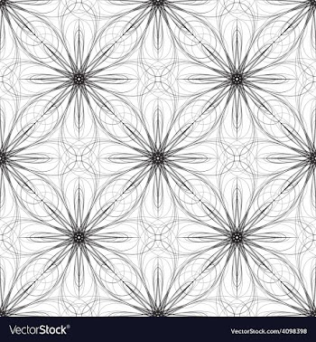 Seamless geometric ornament vector image