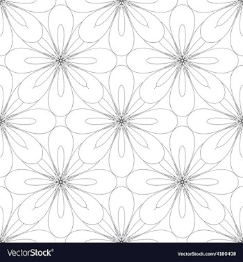 Seamless geometric ornament vector image