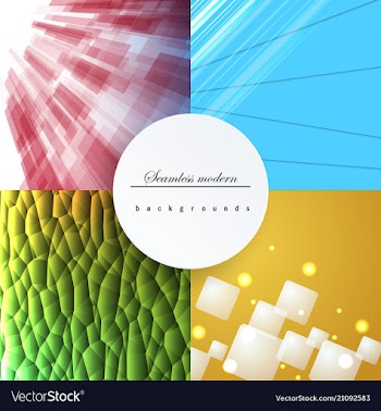 Seamless geometric pattern of colored lines vector image