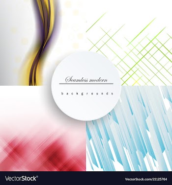 Seamless geometric pattern of colored lines vector image