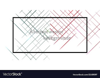 Seamless geometric pattern of colored lines vector image