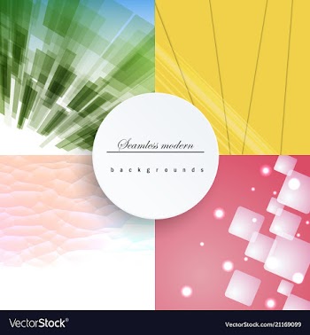 Seamless geometric pattern of colored lines vector image