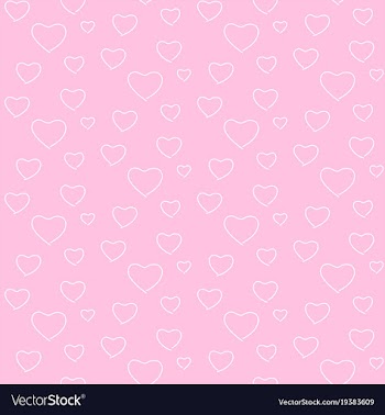 Seamless geometric pattern white heart valentine vector image