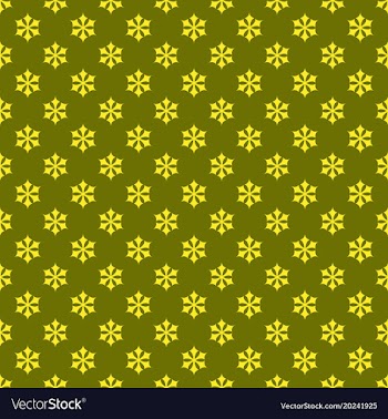Seamless geometric snowflake pattern wallpaper vector image