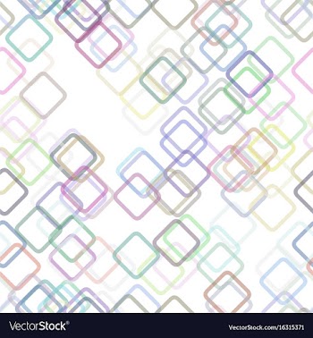 Seamless geometric square background pattern vector image