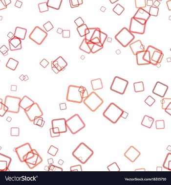 Seamless geometric square background pattern vector image