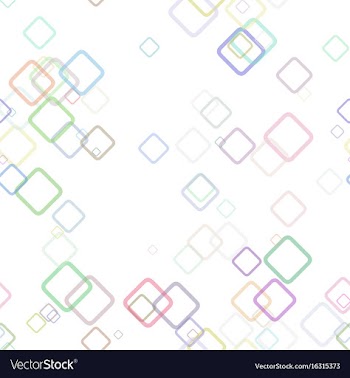 Seamless geometric square pattern background vector image
