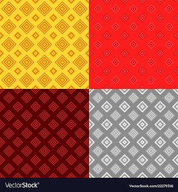 Seamless geometric square pattern background vector image