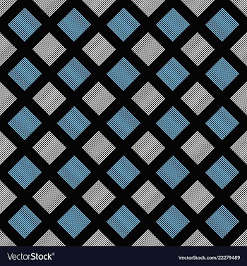 Seamless geometric square pattern background vector image