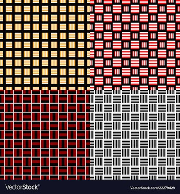 Seamless geometric square pattern design vector image