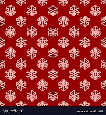 Seamless geometric winter snow pattern wallpaper vector image