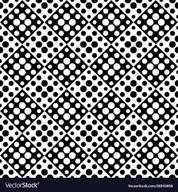 Seamless geometrical abstract circle pattern vector image