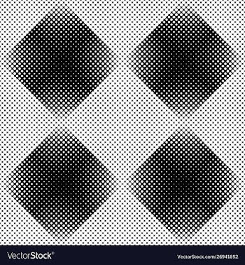 Seamless geometrical abstract circle pattern vector image