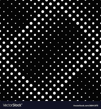 Seamless geometrical abstract dot pattern vector image