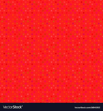Seamless geometrical abstract red dot pattern vector image