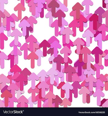 Seamless geometrical arrow background pattern vector image