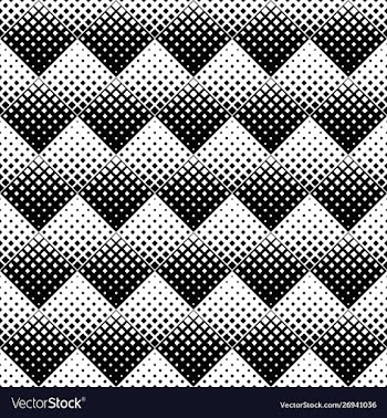 Seamless geometrical black and white square vector image