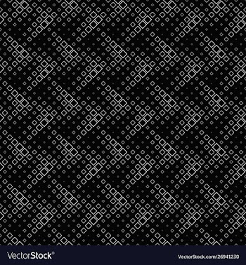 Seamless geometrical black and white square vector image