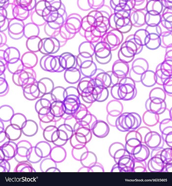 Seamless geometrical circle pattern background vector image