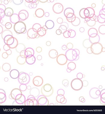 Seamless geometrical circle pattern background vector image