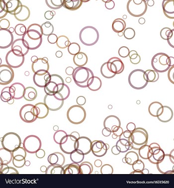 Seamless geometrical circle pattern background vector image