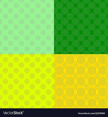 Seamless geometrical circle pattern background vector image