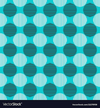 Seamless geometrical circle pattern background vector image