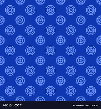Seamless geometrical circle pattern background vector image
