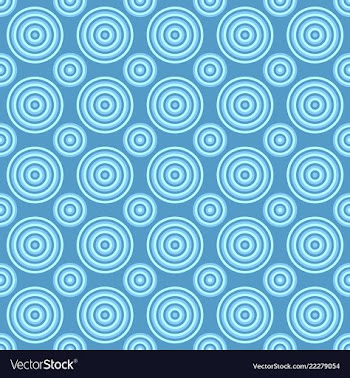Seamless geometrical circle pattern background vector image